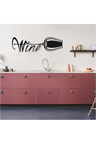 MegaSticker Wine Visual Decorative Wall Sticker 60x18 Cm