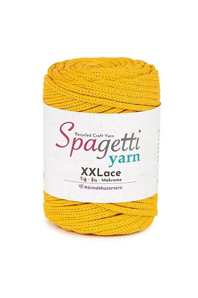 Spagettiyarn Κίτρινο Xxlace Rope