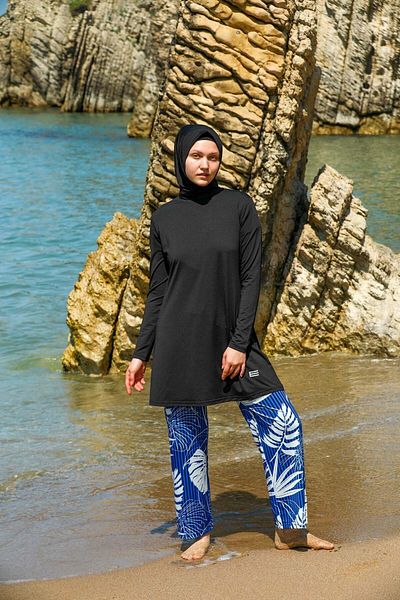 Elif Okur Hijab Swimsuit 7050 - Full Covered