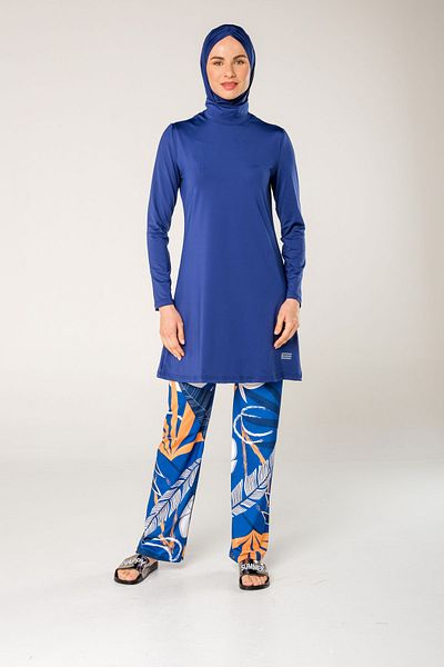 Elif Okur Full Covered Hijab Swimsuit 7051