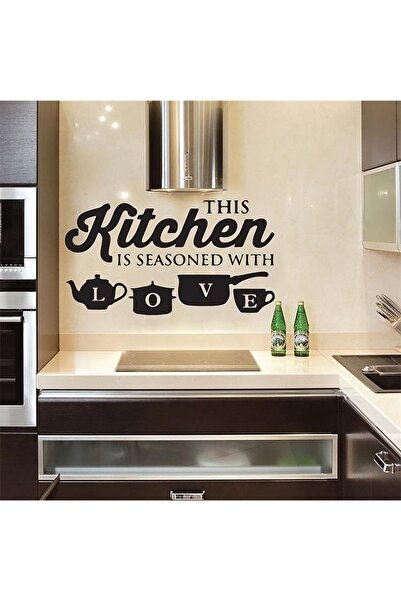 MegaSticker Dekoratif Mutfak Duvar Sticker 60x32 Cm