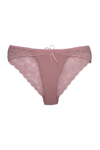 Zena Pachet de 2 chiloți de damă din bumbac cu dantelă