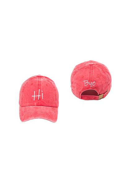 ŞapkaMania Hi-bye Washable Cap