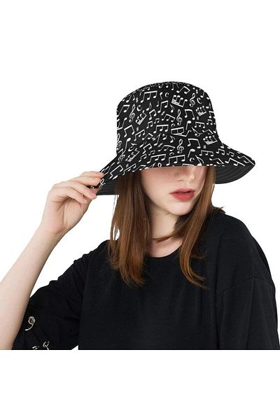 Herşey Nota Nota Melodi Bucket Hat Fisherman Hat