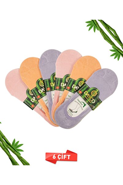 DAYCO Premium Seamless Women's Bamboo Ballerina Socks Set of 6 Assorted