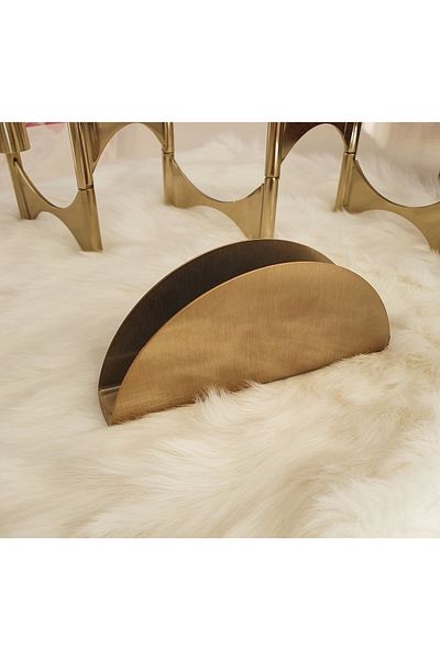 LOVYCO Gold Plated Metal Napkin Holder