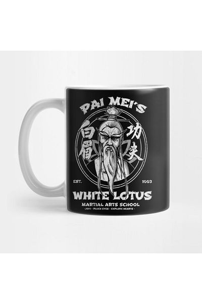 Pixxa Kill Bill Pai Mei White Lotus Mug Cup
