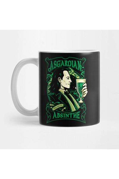 Pixxa كوب Asgardian Absinthe Loki Marvel