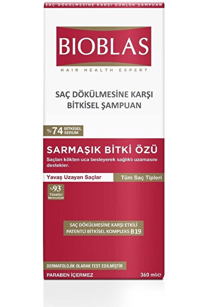 Bioblas شامبو فيتوستيرول لنمو صحي 360 مل