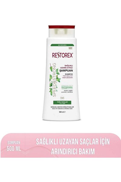 Restorex Shampoo Healthy Growth Effect (greasy Hair) 500 Ml