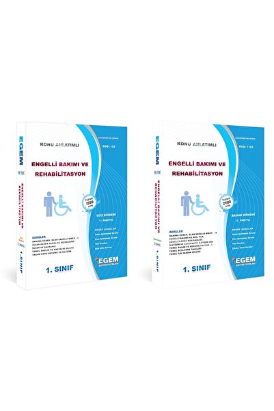 Genel Markalar Aöf Engelli Bakımı Ve Rehabilitasyon 1.sınıf 1 Ve 2. Yarıyıl Set