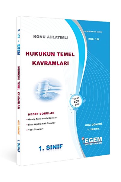 Genel Markalar AÖF 1. Sınıf Hukukun Temel Kavramları Güz Dönemi 1. Yarıyıl Ko...