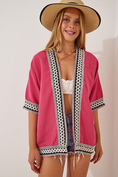 Happiness İstanbul Kimono & Kaftan - Rosa - Regular Fit