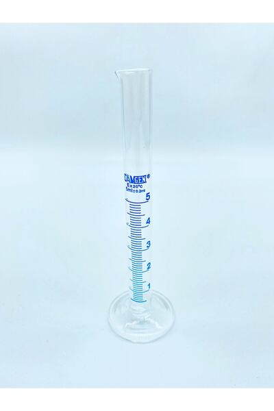 Genel Markalar Cam Mezür Uzun Form A Kalite Borosilikat 5ml 1 Adet