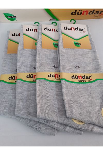 Dündar Plus ανδρικές κάλτσες από μπαμπού χωρίς ραφές 12 συσκευασιών Soft Wash Φυσικό άρωμα