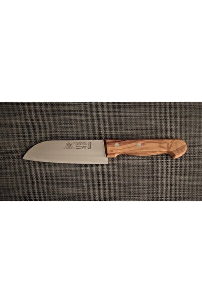Solingen Zeytin Saplı Profesyonel Küçük Santoku Bıçağı 15 Cm