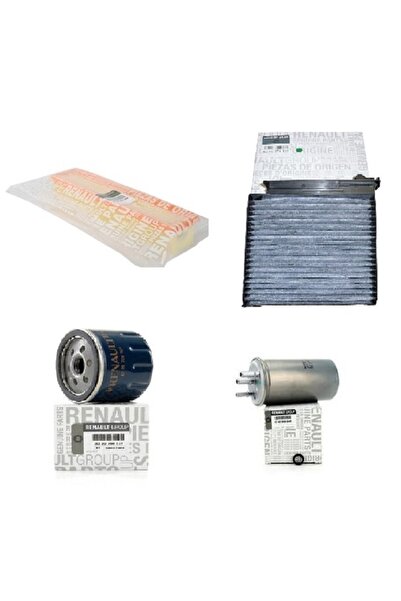 MAİS Dacia Logan 1.5 Dci (2004 - 2012) Filtre Bakım Seti Orijinal  Uyumlu