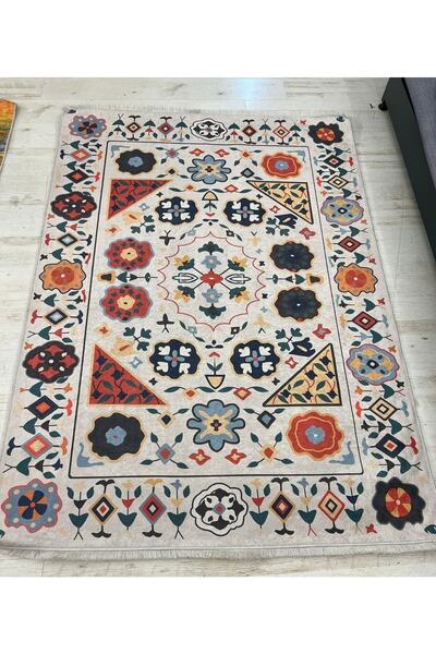 Florya Pamuklu Altı Kaymaz Halı