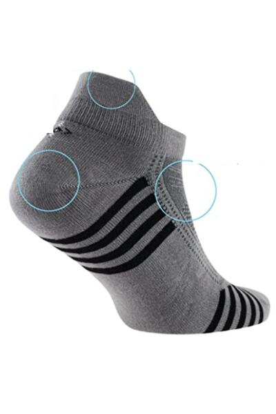 socksbox Classic Set of 6 Reinforced Washable Seamless Walking Running Sports Booties Men's Socks