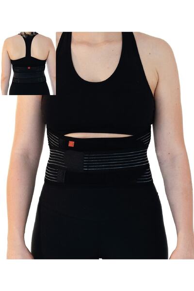 Baribox Egemoda Çalışma Korsesi  Extra Kemerli Misinalı Korse - 16 cm Standar...