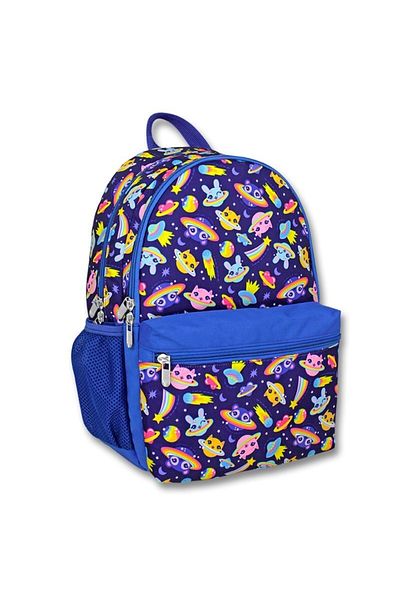 ÜMİT ÇANTA Cennec Blue Little Character Printed Primary and Secondary School Backpack
