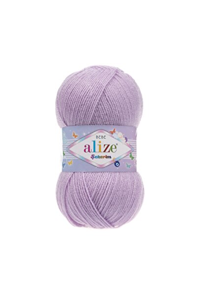 Alize Şnur tricotat manual Şekerim Bebe Lila 027