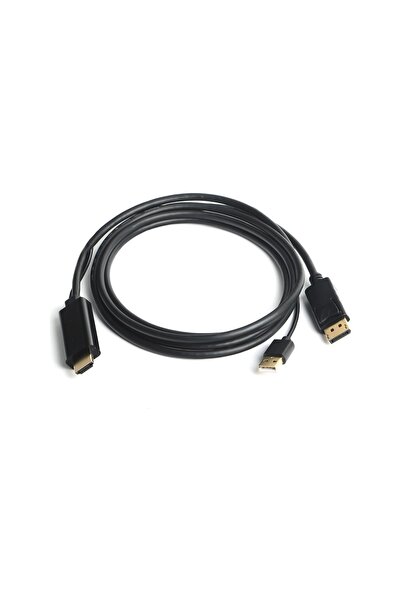 Dark Hdmi To Displayport Dönüştürücü 2 Metre Usb Güç Kablosu Destekli Kablo D...