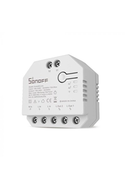 Sonoff Dual R3 Lite Çift Kanallı Wifi Akıllı Ev Switch Modülü (GOOGLE HOME & ALEXA UYUMLU)