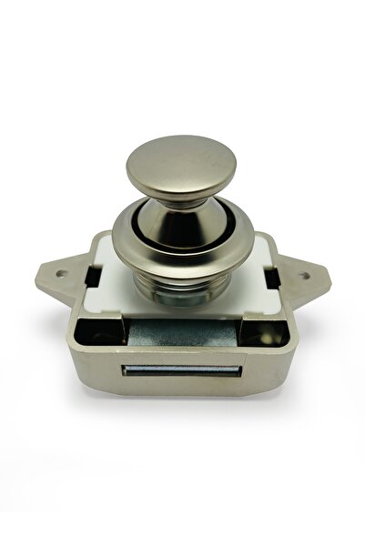 REVEX 15 Adet Mat Nikel Karavan Tekne Basçek Dolap Çekmece Kilit 26mm 15 Adet...
