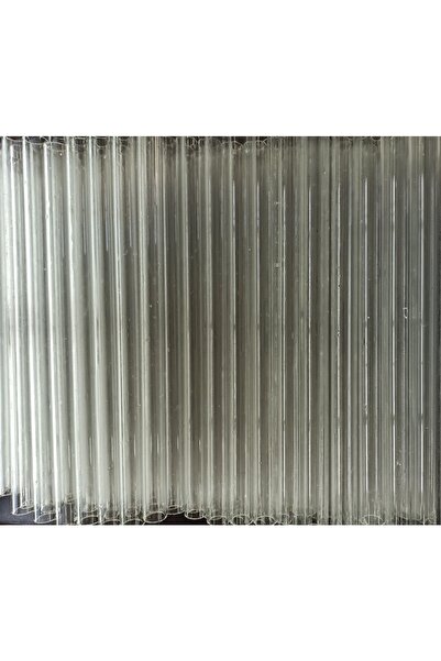 Akvaryum Gerçek Cam 30 Cm (+-) Karides Yemleme Besleme Tüpü - Cam Boru / Cama...