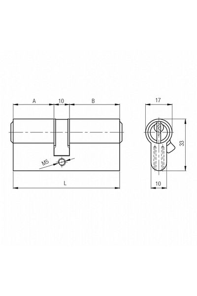 KALE 164 Snc System Cylinder 3 Switch 76 Mm
