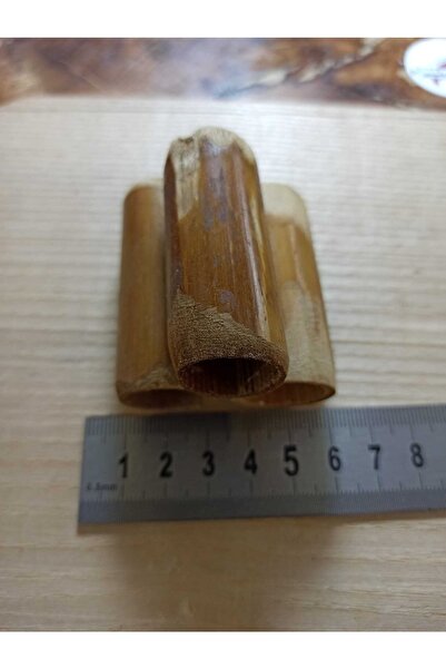 Akvaryum Fırınlanmış 9 Adet Doğal Bambu Kamış 4-5 Cm Boy Karides - Kerevit Ya...