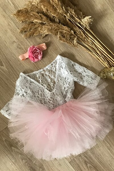 RAY TİCARET بدلة أطفال حديثي الولادة للتصوير الفوتوغرافي، بذلة من الدانتيل لل...