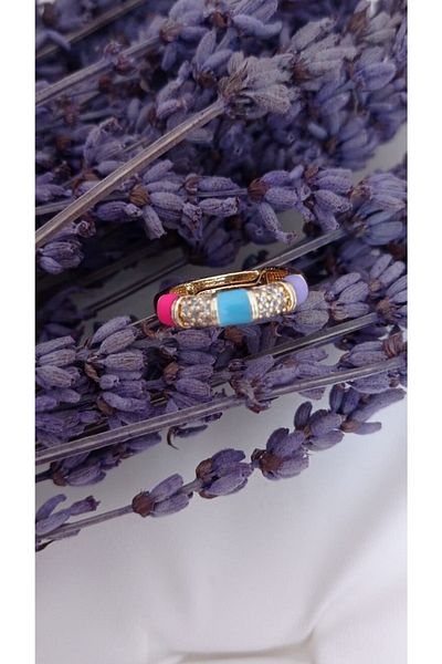 İLKYAZ Accessory Enameled Colored Ring
