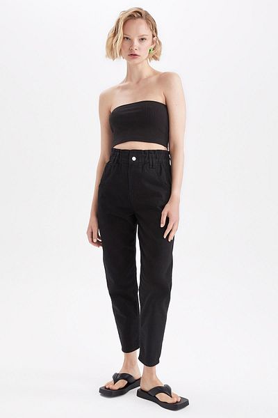 DeFacto Kalhoty Slouchy Gabardine ze 100% bavlny