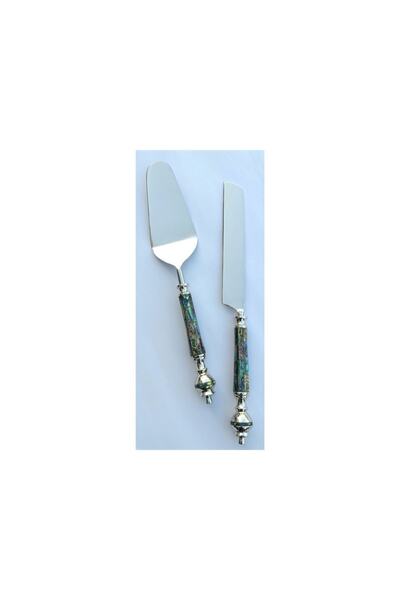 LUXXO Pernel Silver Colored Cake Set of 2