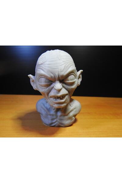 TuransoyCraft Gollum Büst 12cm Yüzüklerin Efendisi