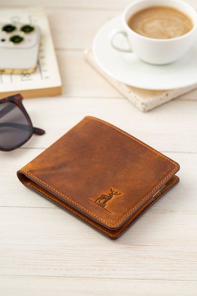 Conceria Pelle Genuine Leather Sports Wallet & Card Holder