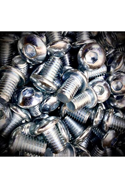 Genel Markalar 8x10 Dın En Iso 7380-1 8x10 Bombe Başlı Imbus Civata Paket Içeriği 10 Adettir