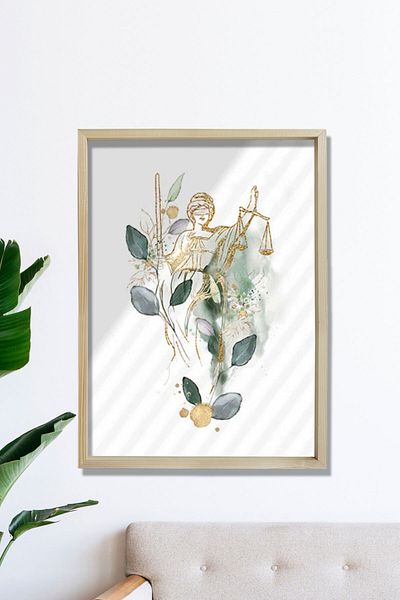 Dekor Loft Pictură de artă a justitiei