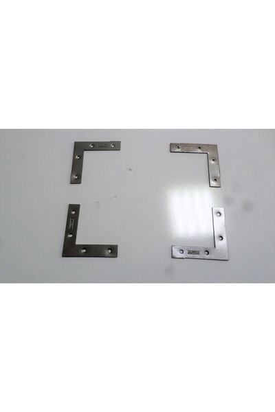 NURSAN Gönye 90° -Çerçeve Köşe L Demiri -80x80x13mm (Pk.İçi/Ad.: 4Adet) -NURSAN
