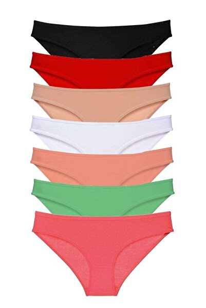 Royaleks 7 Pieces Super Eco Set Lycra Women's Slip Panties Set 5 (With Earpho...