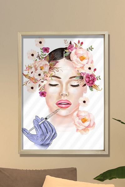 Dekor Loft Poster Botox pentru buze, acid hialuronic, decor centru estetic