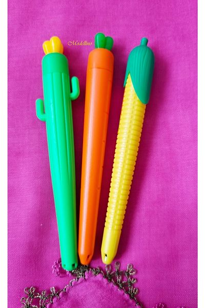 Modellino 3 Pieces 07 Tips - Cactus - Carrot - Corn - 100mm