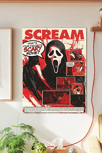 Buka Shops Scream Duvar Posteri Büyük Boy 45x30 Cm