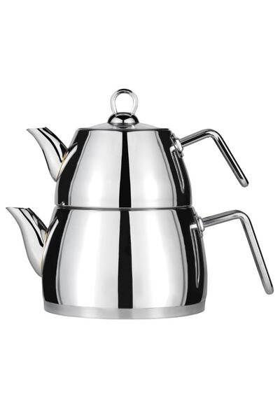 Amboss Aquamarine Orta Boy Paslanmaz Çelik Çaydanlık