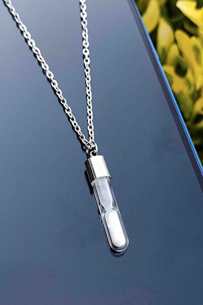 TREND COLLECTİON Karanlıkta Parlayan Kum Saati Kadın Kolye