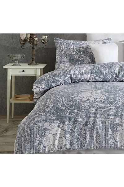 Cotton Life Liana Blue - Set cuvertură de pilota dublă