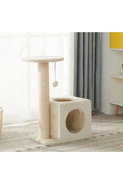 Nursoft Decorative Cat Playhouse and Scratching Board