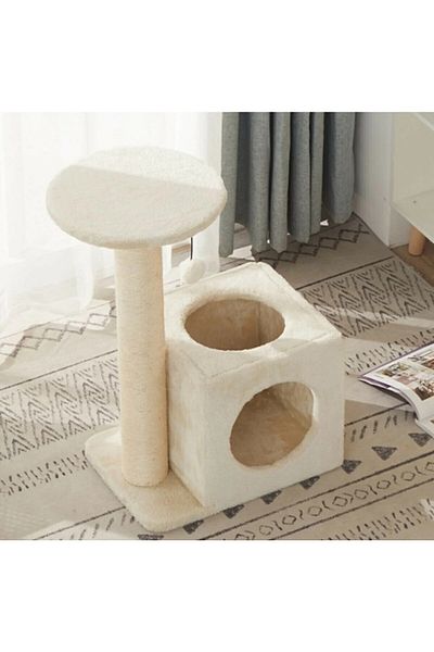Nursoft Decorative Cat Playhouse and Scratching Board